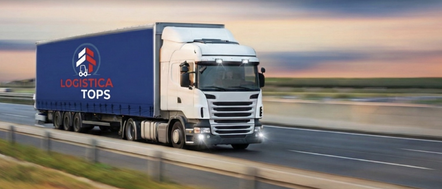 Camión de distribución de Logística TOPS en reparto por AMBA